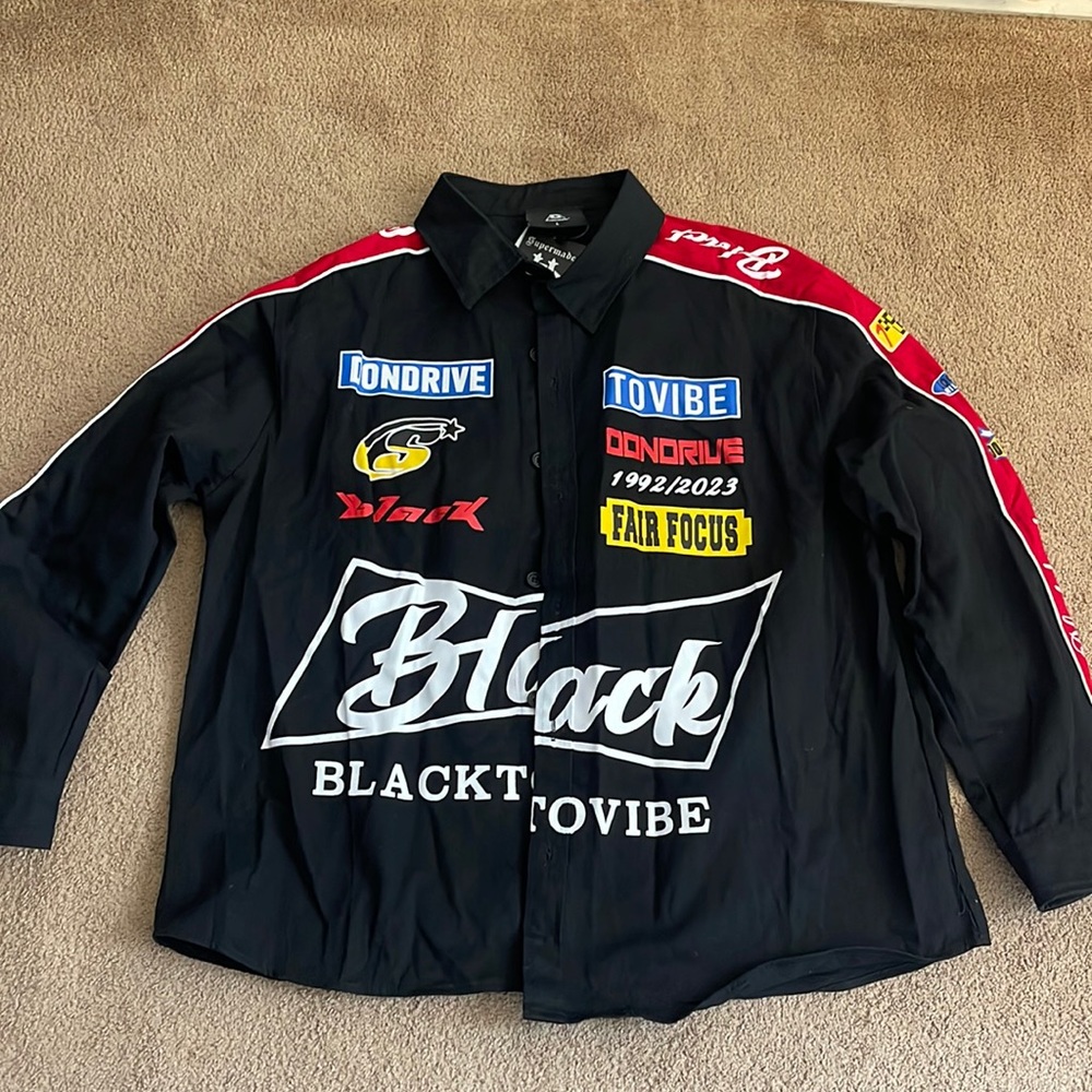 Button Up Racer Shirt